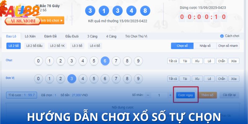 Hướng dẫn cách tham gia xổ số tự chọn